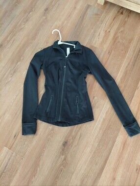 lululemon athletica Black Zip-Up Performance Jacket